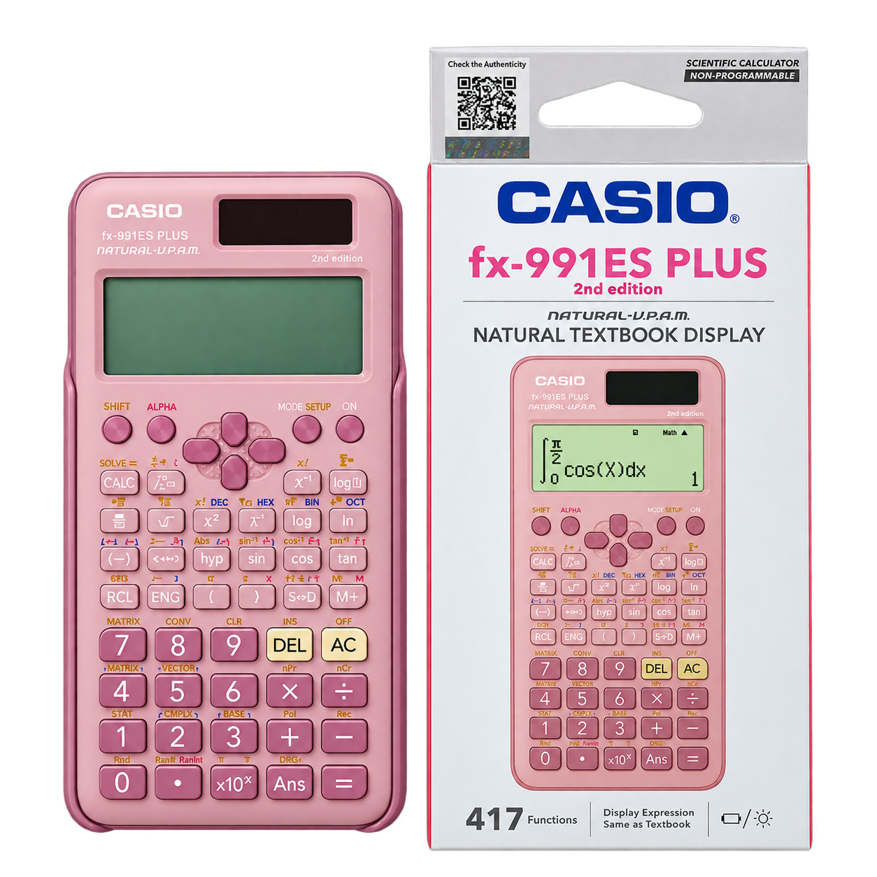 CASIO FX-991ES PLUS — بينك