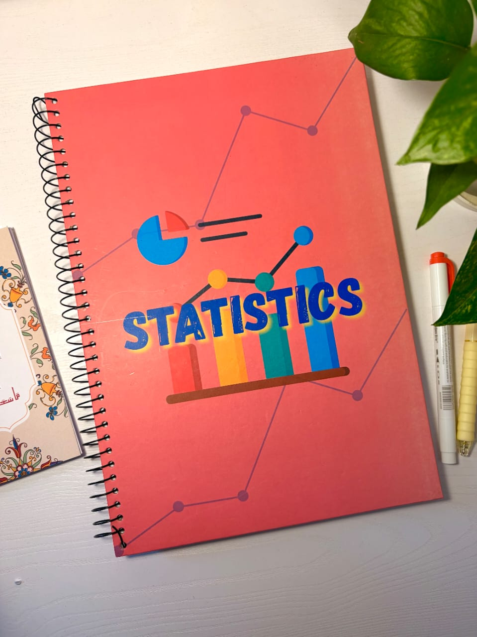 (100ورقة - A4)  STATISTICS NOTEBOOK — صورة 2