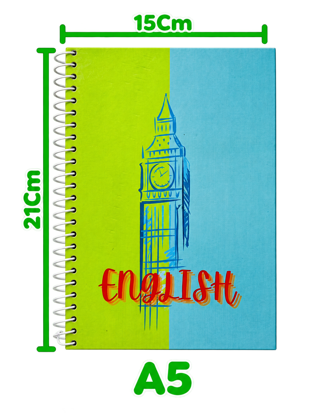 (150ورقة - A5) ENGLISH NOTEBOOK